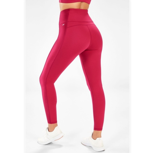 fabletics red leggings